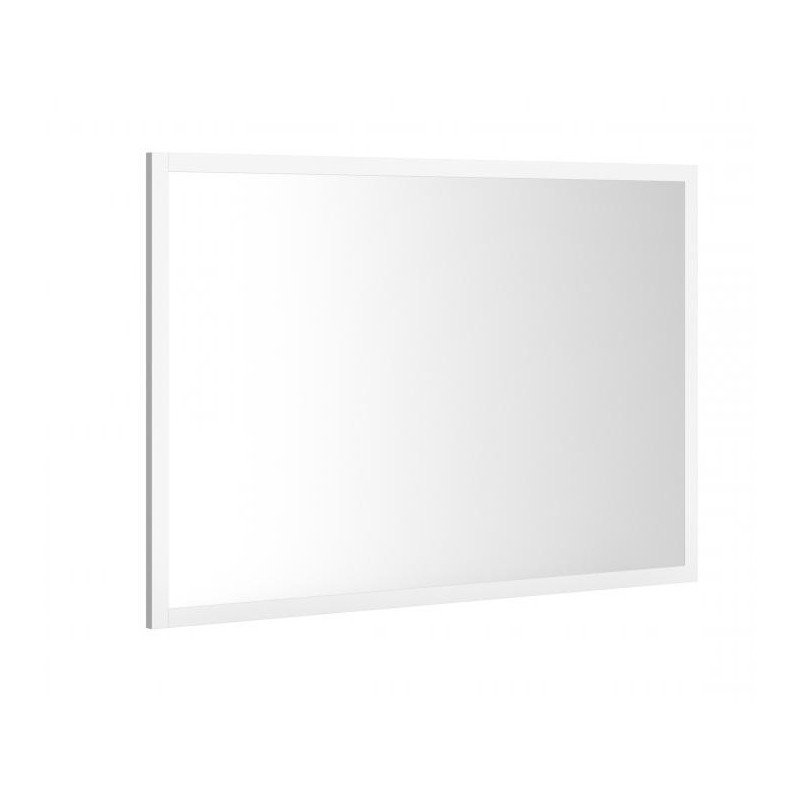 Allibert Miroir cadre bois 120 cm Blanc mat AMERICA Kobleo