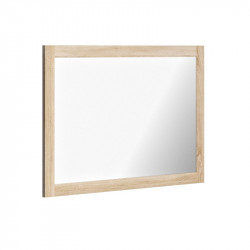 Allibert Miroir cadre bois 120 cm couleur Chêne hamilton CAMBRIDGE Kobleo