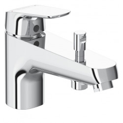 Porcher Mitigeur bain douche Okyris sur table chromé bec long Kobleo