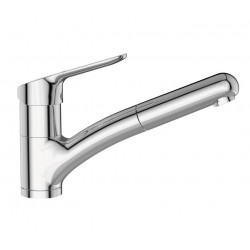Porcher Mitigeur evier OKYRIS avec douchette bec Orientable C3 chromé Porcher Kobleo