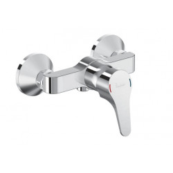 Porcher Mitigeur douche mural chromé Ulysse entraxe 150 mm Kobleo