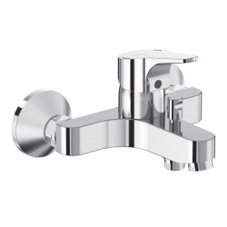 Porcher Mitigeur bain-douche mural Ulysse entraxe 150mm chromé Cartouche Diam  Kobleo