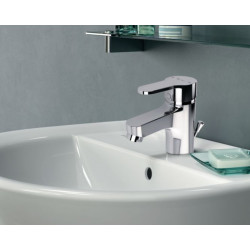 Porcher Mitigeur de lavabo monotrou Olyos Cartouche Diam 40 mm C2 chromé Vidag Kobleo
