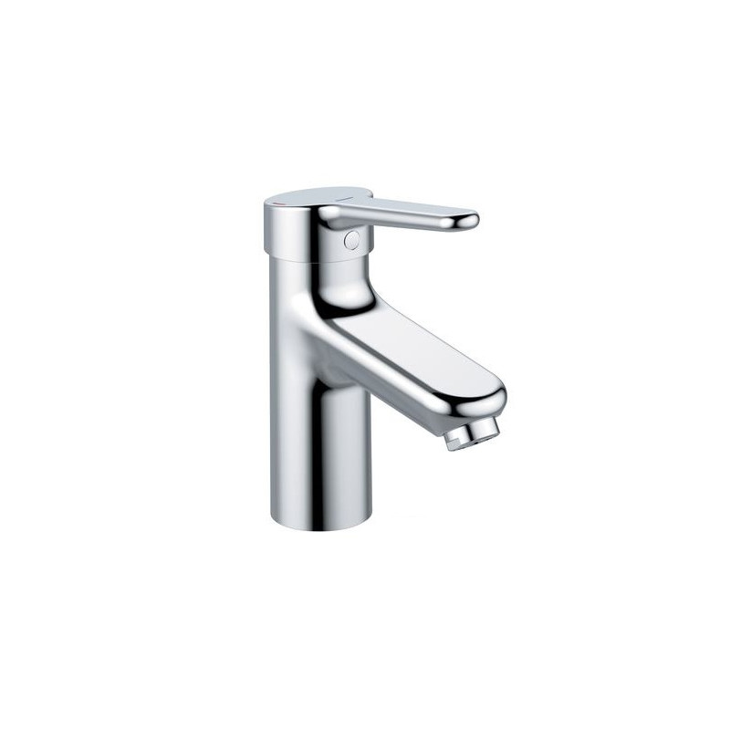 Ideal standard Mitigeur lavabo bonde métal poignée pleine 110mm chrome Okyris Pro Kobleo