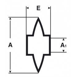 Virax Molette pour coupe-tube plastique 28,70 x 4,80 x 5,95 mm Kobleo