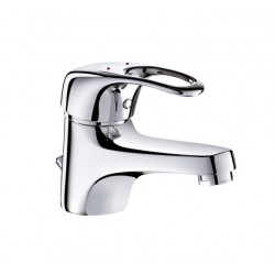 Delabie Mitigeur mécanique lavabo H45 L115 tiretteVidage manette ajourée laito Kobleo