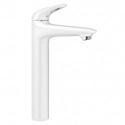 Grohe Mitigeur monocommande lavabo taille XL blanc/chromé monotrou Eurostyle Kobleo