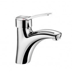 Delabie Mitigeur mécanique lavabo sortie BIOSAFE sans tirette manette pleine L Kobleo