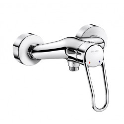 Delabie Mitigeur mécanique de douche sortie basse M1/2 manette ajourée laiton Kobleo