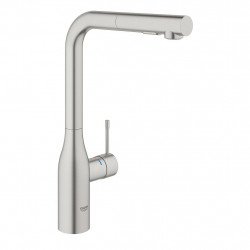 Grohe Mitigeur évier Essence bec haut douchette extractible 2 jets Superstee Kobleo