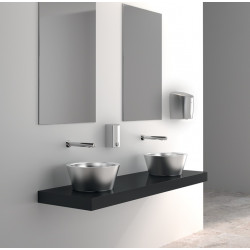 Delabie Mitigeur lavabo électronique BINOPTIC MIX M3/8 TC 110 secteur 230/12V Kobleo