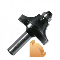 Leman Mèche 1/4 de rond avec plat guide D.44x16 mm queue 8 mm Kobleo