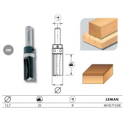 Leman Mèche d'affleureuse droite 461871300 diam 127 lu 25 q8 guide supérieur Kobleo
