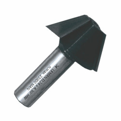 Leman Mèche à chanfreiner D.24 x 9 mm queue 6 mm Kobleo