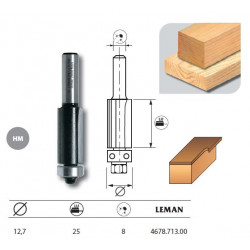 Leman Mèche d'affleureuse droite diam 127 lu 25 q8 guide à billes 467871300 Leman Kobleo