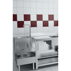 Delabie Mitigeur lavabo électronique TEMPOMATIC MIX PRO secteur transfo 230/12 Delabie Kobleo