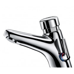 Delabie Mitigeur temporisé TEMPOMIX 2 Temporisation ~7 sec F3/8 en laiton chr Kobleo