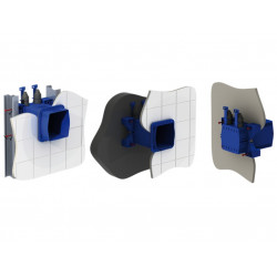 Delabie Mitigeur temporisé de lavabo TEMPOMIX 3 encastré F1/2 Temporisation Delabie Kobleo