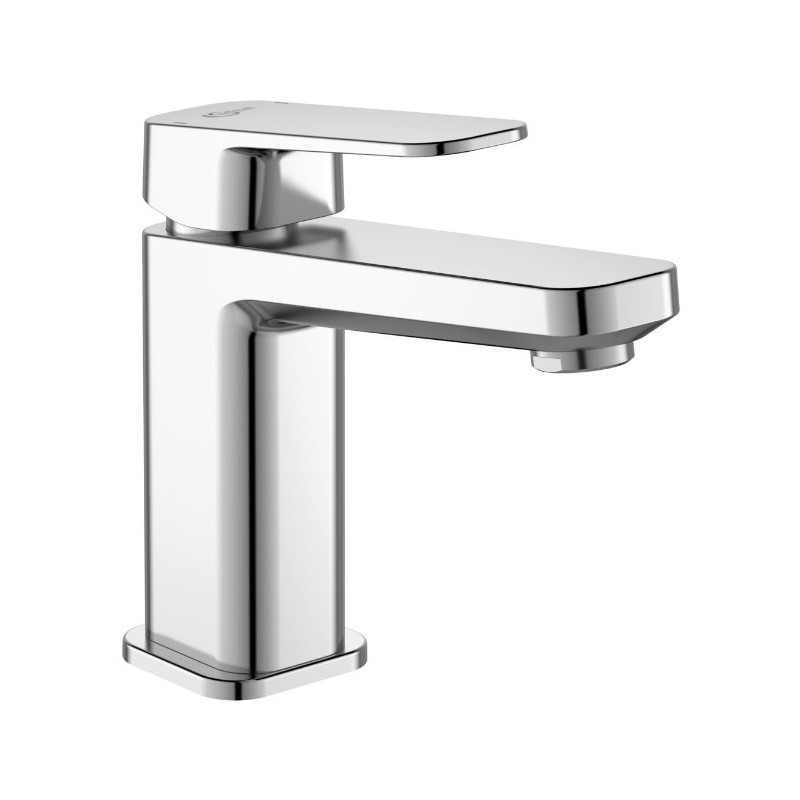 Ideal standard Mitigeur lavabo monotrou chromé Tonic II avec tirette et vidage métal Kobleo