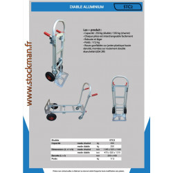 Stockman Diable aluminium 350 Kg / 250 Kg STC2 Stockman Kobleo