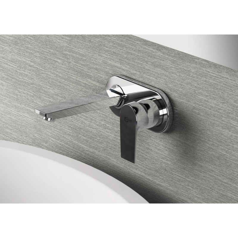 Ideal standard Mitigeur lavabo mural TESI chromé A6578AA Kobleo