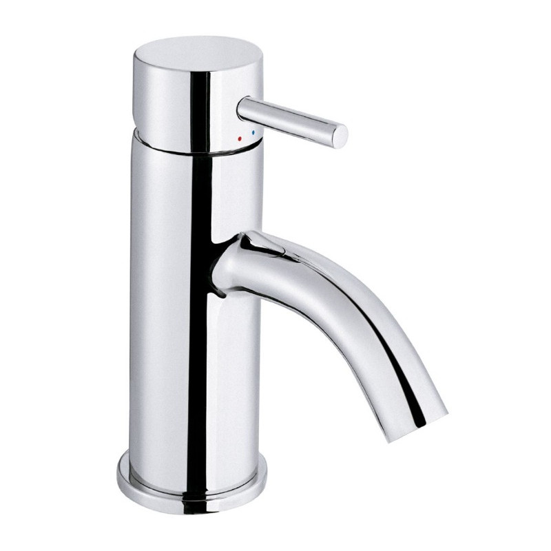 Ideal standard Mitigeur lavabo monotrou bec fixe avec tirette et vidage métal chromé  Ideal standard Kobleo