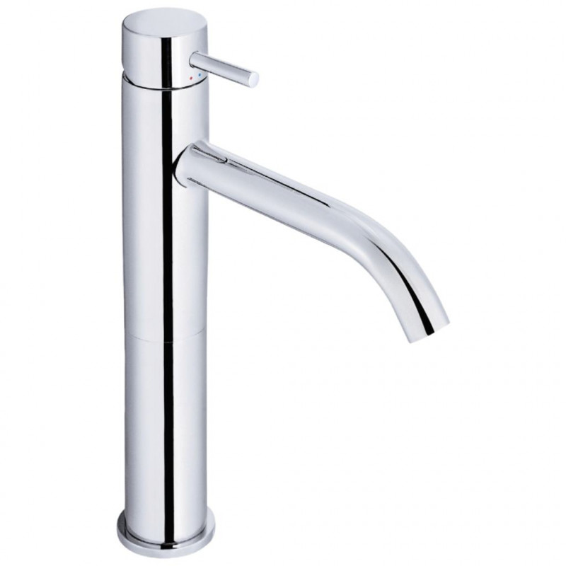 Ideal standard Mitigeur lavabo réhaussé monotrou bonde métal H 322mm chrome Mara Kobleo