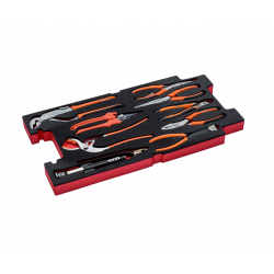 Bahco Module mousse avec jeu de pinces aviation 9 pièces FF2B10 Bahco Kobleo