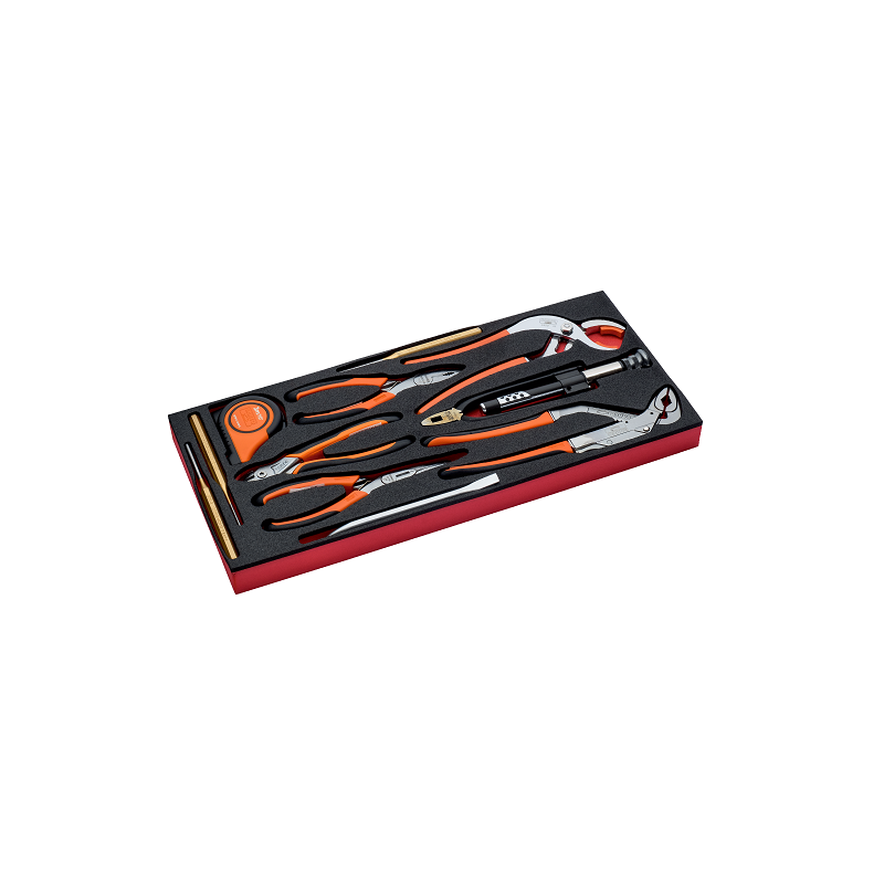 Bahco Module mousse avec jeu d'outils en pouces 11 pièces FF3A07 Bahco Kobleo