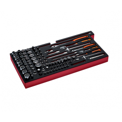 Bahco Module mousse avec jeu d'outils échelle métrique 95 pièces FF3A09 Bahco Kobleo