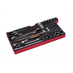 Bahco Module mousse avec jeu d'outils échelle métrique 49 pièces FF3A13 Bahco Kobleo