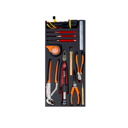 Bahco Module mousse avec jeu d'outils en pouces 12 pièces FF3A16 Bahco Kobleo