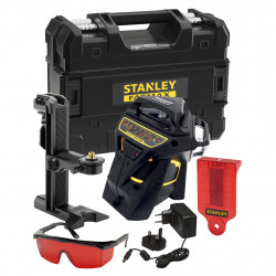 Stanley Niveau laser multilignes X3R-360° rouge Kobleo