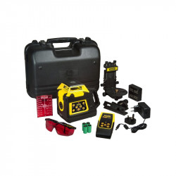 Stanley Niveau laser rotatif double pente manuel FATMAX avec accessoires RL HV Kobleo Stanley Niveau laser rotatif double pente manuel FATMAX avec accessoires RL HV Kobleo