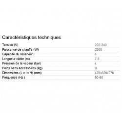Karcher Nettoyeur vapeur 4L 4 bar 2300W SG 4/4 Karcher Kobleo