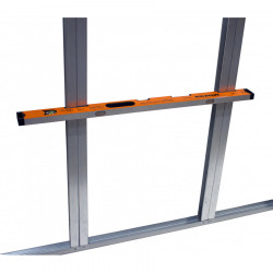 Edma Niveau 90cm 2 fioles à encoches aimantées XL Edma Kobleo