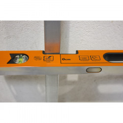 Edma Niveau 90cm 2 fioles à encoches aimantées XL Edma Kobleo