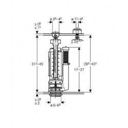 Geberit Mécanisme WC Soupape type 290 DT Kobleo
