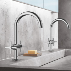 Grohe Mélangeur Atrio monotrou taille L chromé Grohe Kobleo