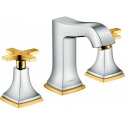 Hansgrohe Mélangeur lavabo 110 Metropol Classic 3 trous chromé/or Kobleo