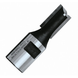 Leman Mèche à rainer droite pour défonceuse D12 x 40 mm queue FIL INT M12 mm Kobleo