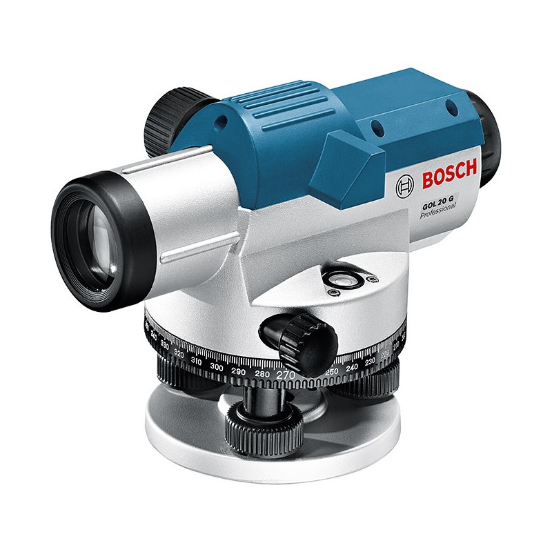 Bosch Professional Niveau optique grossissement 20x jusqu'à 60 m GOL 20G Kobleo