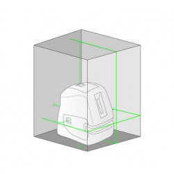 Metrica Niveau laser CR 5 points vert portée 25/30m 61365 Metrica Kobleo