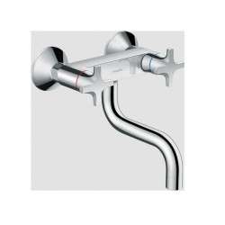 Hansgrohe Mélangeur cuisine montage mural 1 jet Logis M32 chromé Hansgrohe Kobleo