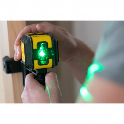 Stanley Niveau laser Cubix croix vert portée 16m Stanley Kobleo Stanley Niveau laser Cubix croix vert portée 16m Stanley Kobleo