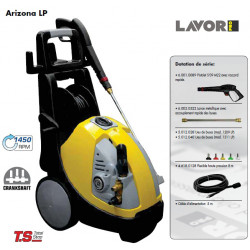 Lavor Nettoyeur haute pression 150 Bars 2900W 660L/h sans enrouleur Arizona Kobleo Lavor Nettoyeur haute pression 150 Bars 2900W 660L/h sans enrouleur Arizona Kobleo