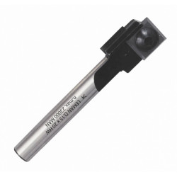 Leman Mèche à rainer à 2 plaquettes carbure réversibles D18x20 mm queue 12 m Kobleo