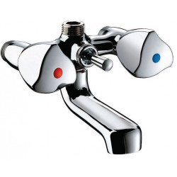 Delabie Mélangeur bain-douche M1/2 avec bec fixe entraxe 80 mm Kobleo