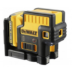 DeWalt Niveau laser 5 points XR 10.8V 2Ah Li-Ion faisceau rouge DCE085D1R Kobleo