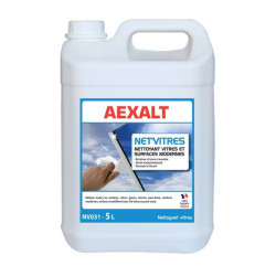 Aexalt NET'VITRES nettoyant vitres et surfaces modernes à l'alcool 5 L Kobleo